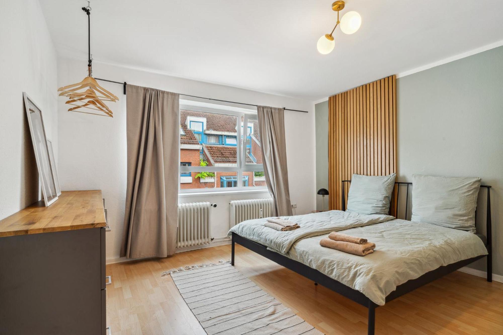 Zentrale Wohnung 3 Zimmer 24H Check In Kiel Exterior foto