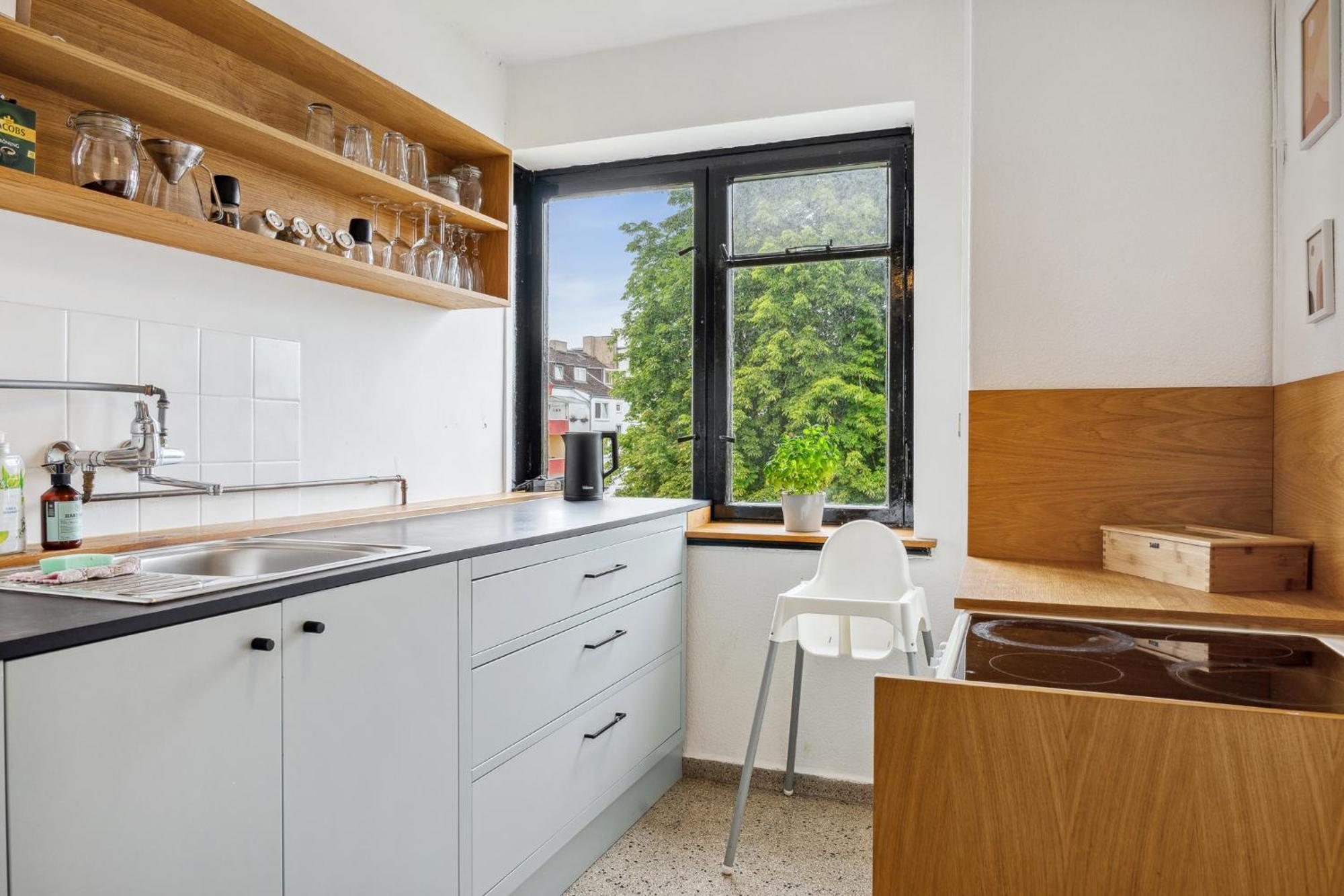 Zentrale Wohnung 3 Zimmer 24H Check In Kiel Exterior foto