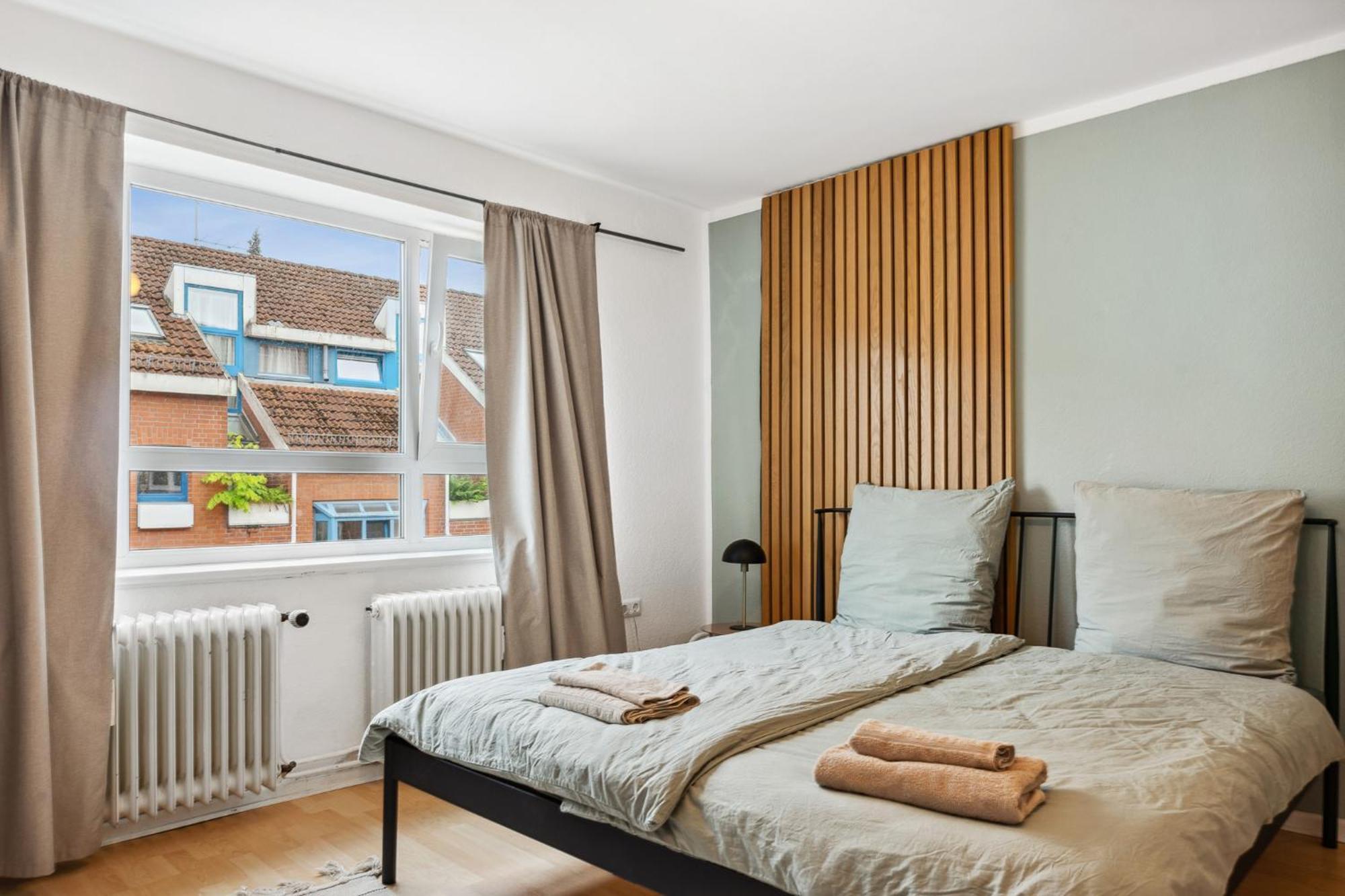 Zentrale Wohnung 3 Zimmer 24H Check In Kiel Exterior foto